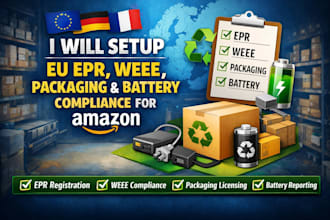setup eu epr, weee, packaging and battery compliance for amazon