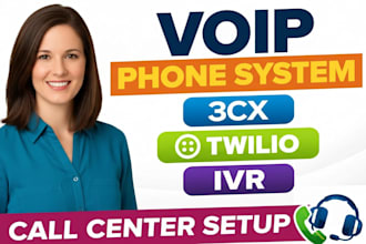 do 3cx voip, install vicidial, freepbx ringcentral IVR, ghl a2p 10dlc , twilio