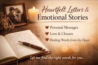 write heartfelt, personalized messages, captions, and emotional content