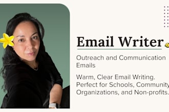 write clear outreach emails and event communications
