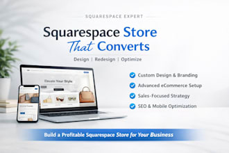 design squarespace store, squarespace website, redesign or fix squarespace shop