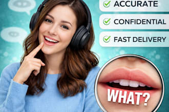 read lips from silent videos and provide clear transcripts
