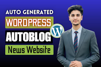 create an autoblog or autopilot automated news website adsense friendly
