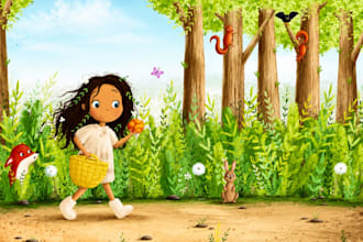children book illustration and children book illustration