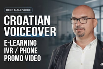 record a professional croatian voiceover for elearning and corporate narration
