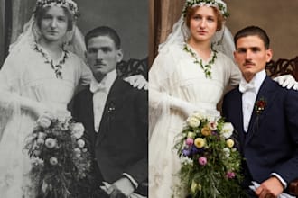 restore old damaged photos professionally