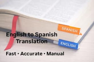 translate english to spanish manually