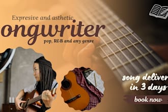 write lyrics for your song
