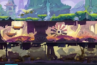 create flashy environment art for your game