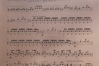 transcribe any drum part you like