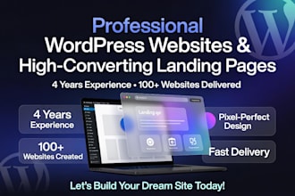 create wordpress site for you