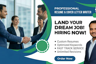 write a professional ats resume and cover letter