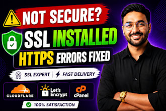install free SSL certificate and fix https errors professionally