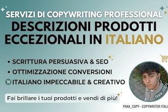 prodotti italiani descrizione veloce