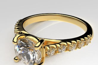 do 3d jewelry design or 3d cad jewelry design and jewelry rendering