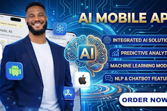 build ai mobile app ai app development ai chatbot ai website mobile app flutter
