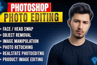 do rapid face swap, photo editing, and retouching in 1 hour