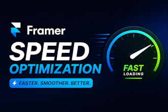 do framer speed optimization for your framer website
