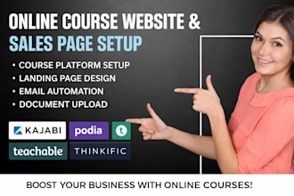 design kajabi website gohighlevel sales funnel course landing page for coaches