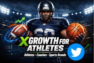 do twitter promotion and x marketing for athletes, coaches, and sports brands