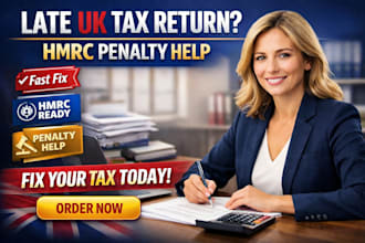 fix late UK tax return hmrc self assessment filing penalty help UK