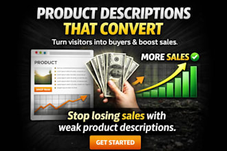write product descriptions that convert