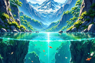 draw pixel art scene and background for your game