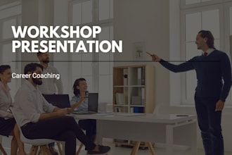 design career coach investor pitch deck therapy brand training startup deck