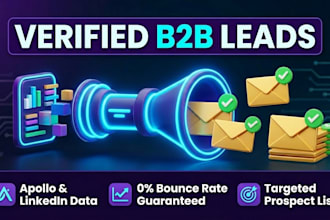 provide high quality b2b lead generation and verified email lists