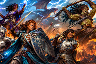 proofread and edit your dnd 5e, ttrpg, rpg adventure and game content