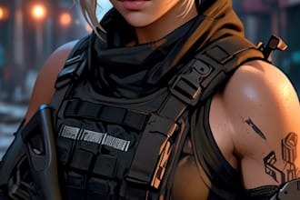 create realistic 3d characters