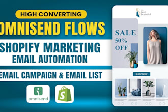 do omnisend flow shopify marketing email automation email campaign email list