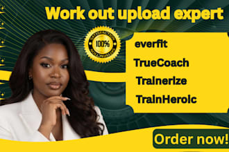 upload custom workout plans on trainerize everfit kahunas fitness coach