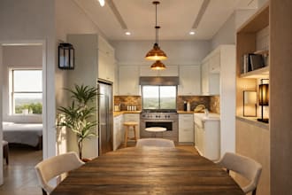 sketchup interior design with high quality enscape rendering