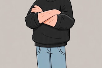create 2d character rigged with moho pro