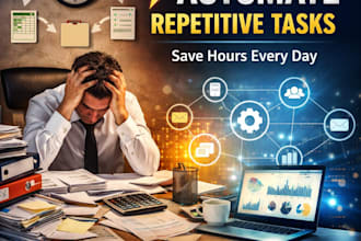 automate repetitive tasks, workflows, and data processing