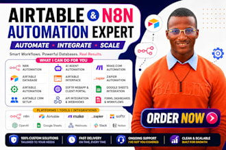 setup airtable automation airtable database n8n ai agent automation airtable crm