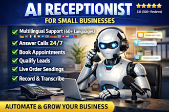 build an ai receptionist using voice automation