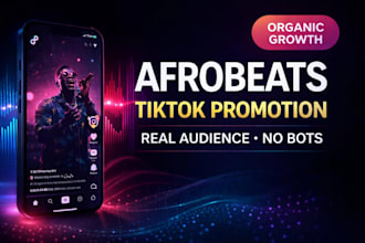 promote your afrobeats music on tiktok for real audience and organic growth