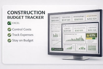 create a construction budget tracker to control costs