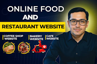 design restaurant bakery or cafe website with online ordering on wordpres