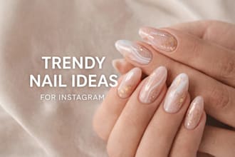 create trendy nails ideas for instagram and pinerest