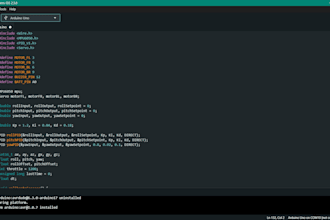 write embedded c code for arduino, esp32 and iot projects