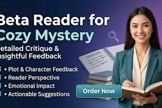beta reader for cozy mystery, romance beta reader, fantasy, critique betareading
