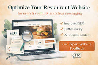 audit your restaurant website and recommend improvements