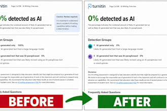 convert ai content into plagiarism free human text