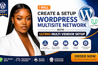 do wordpress multisite network and plugins ultimo multi vendor setup in 12 hours