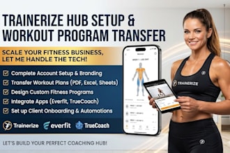 tainerize setup, design, and upload custom workout programs in trainerize