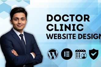 create responsive website for doctor, clinic, hospital