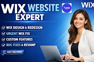wix velo code develop wix website design wix website redesign online store
